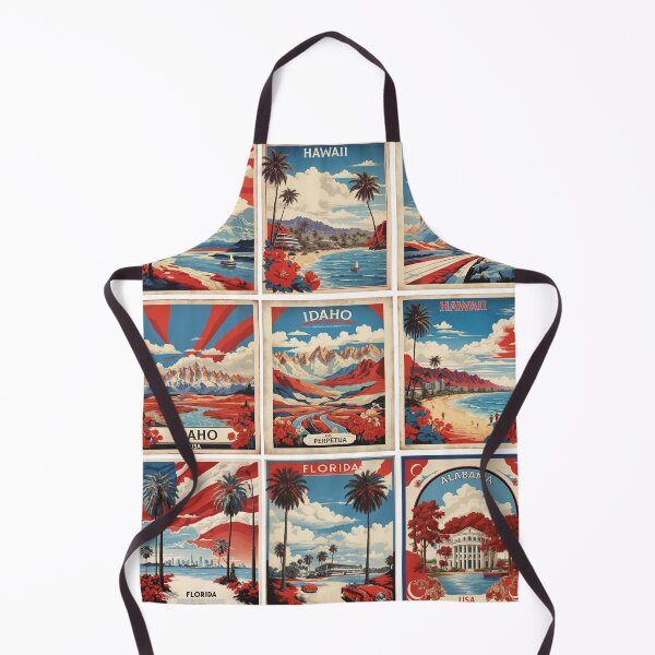 Item preview, USA Vintage Tourism Posters Sticker Pack 1 designed and sold by TravelersGems.