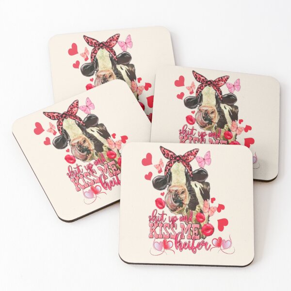 Item preview, Shut Up and Kiss Me Heifer, Cute Lettering Design , Bee Mine For Valentine, Everyday My Valentine, you will live on in my heart designed and sold by Adri Barnard.