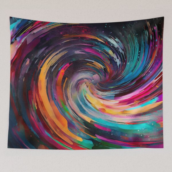Item preview, Dreamstate Canvas: Abstract Expression of Sleep and Dreams designed and sold by iQuorra.