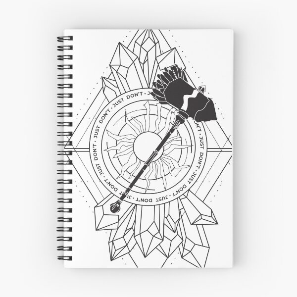 Item preview, "Just Don't"Minimal Geometric Design-  Ashton Greymoore  Inspired designed and sold by Amire Designs.