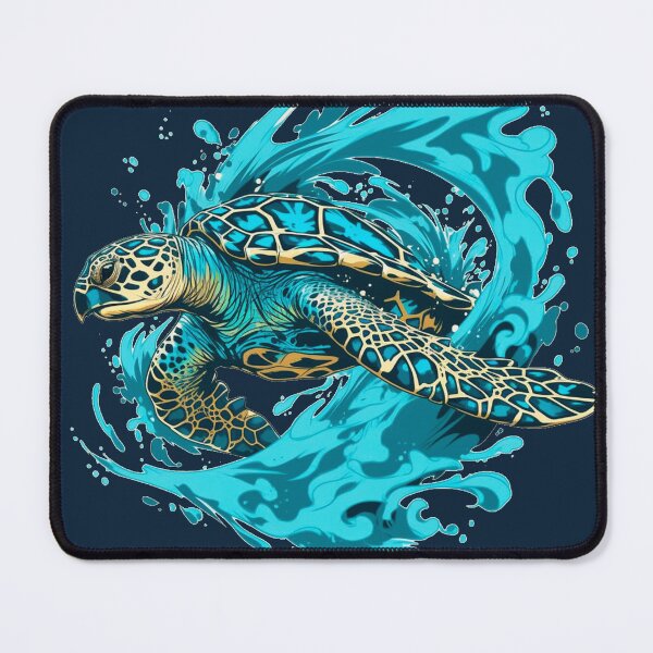 Item preview, Swirling Sea Turtle designed and sold by CleverboyDsgns.