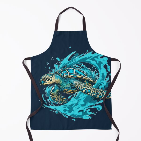 Item preview, Swirling Sea Turtle designed and sold by CleverboyDsgns.