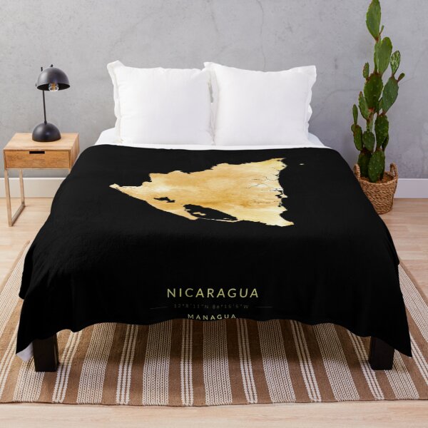 Item preview, Nicaragua map in gold color designed and sold by Jerhus.