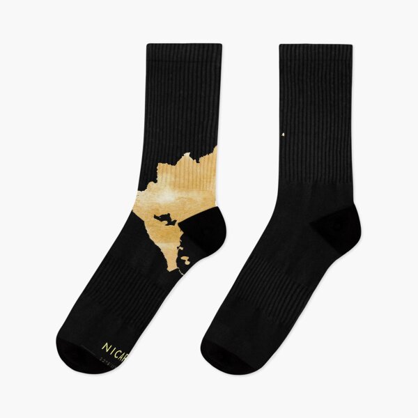 Item preview, Nicaragua map in gold color designed and sold by Jerhus.