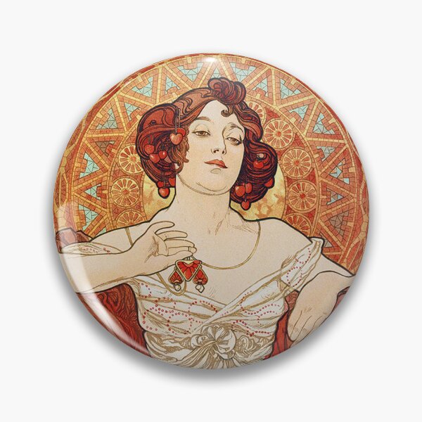 Item preview, The Precious Stones - Ruby (Le Rubis), by Alphonse Mucha. HIGH DEFINITION designed and sold by MINDTHECHERRY.