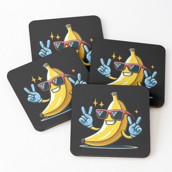 Item preview, Cool Banana with Red Sunglasses - Peace Banana designed and sold by danny-Dsign.