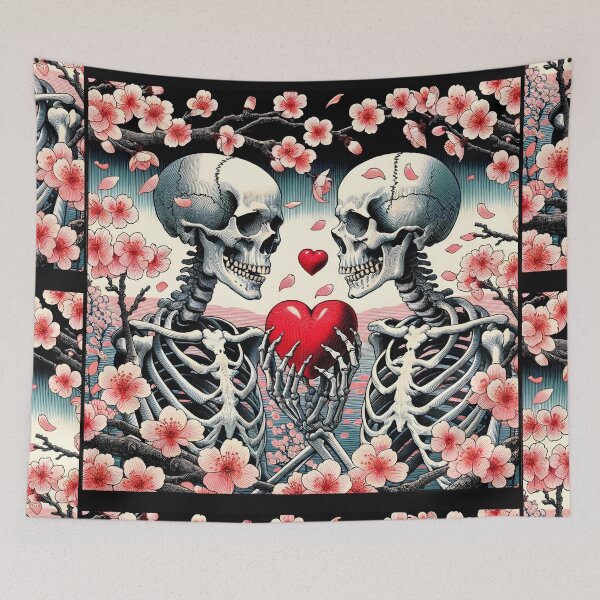 Item preview, Valentine skeleton Couple  designed and sold by Truck Stop One.