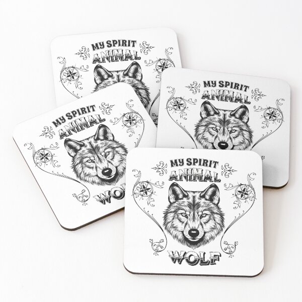 Item preview, Mystical Spirit Wolf: Majestic and Wise. designed and sold by SerhiiArt.
