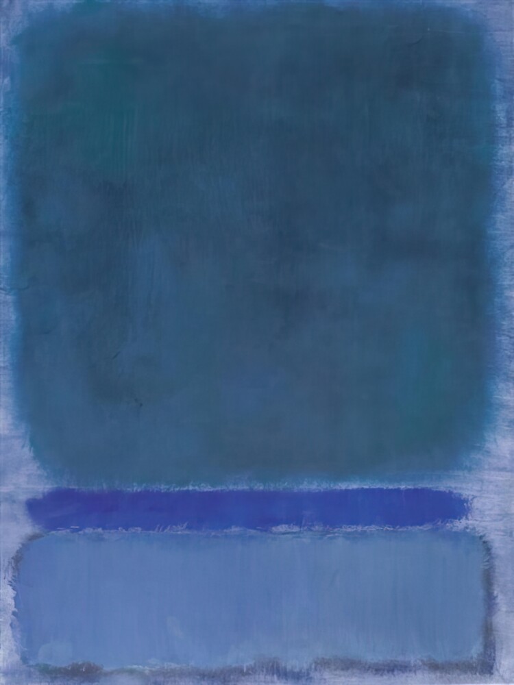 Thumbnail 3 of 3, Sticker, Mark Rothko - Untitled (Green on Blue) - 1968 designed and sold by thompart.