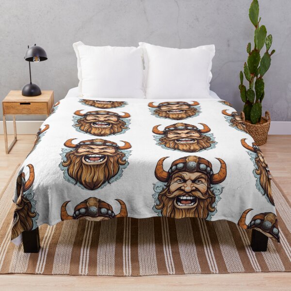 Item preview, Bearded screaming Viking designed and sold by GoodThings66.