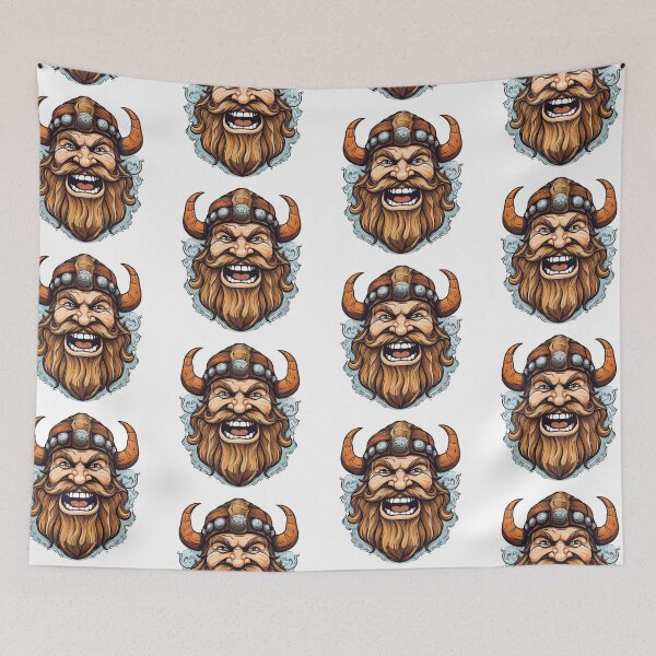 Item preview, Bearded screaming Viking designed and sold by GoodThings66.