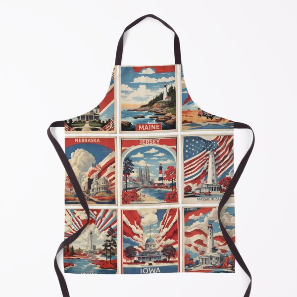 Item preview, USA Vintage Tourism Posters Sticker Pack 3 designed and sold by TravelersGems.