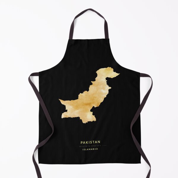 Item preview, Pakistan map in gold color designed and sold by Jerhus.