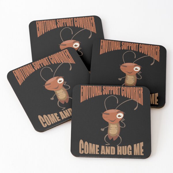 Item preview, Emotional Support Coworker COME AND HUGE ME stickers designed and sold by CANDYFrog.