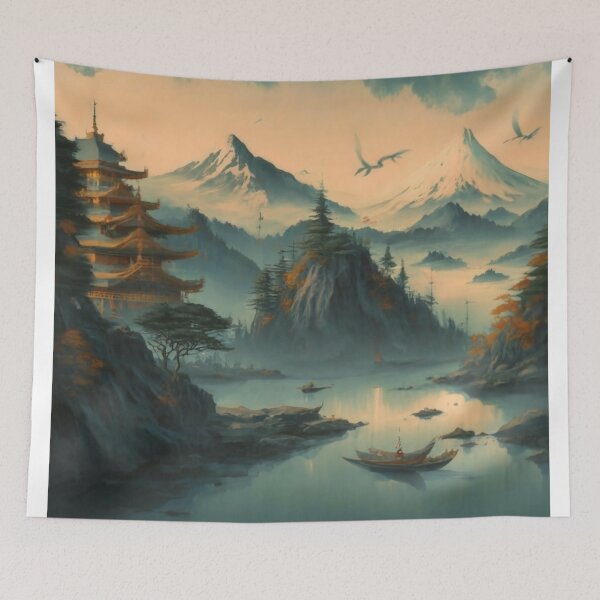 Item preview, Japanese Landscape designed and sold by Gizabella.