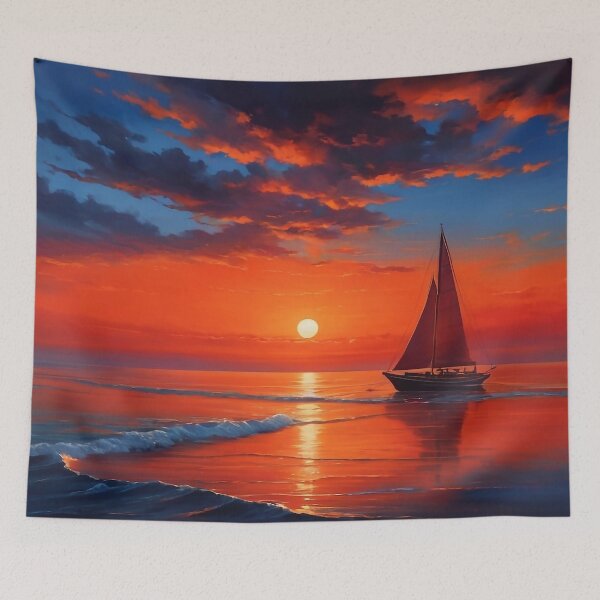 Item preview, Sailboat on the lake designed and sold by M-Y-A-R-T-.