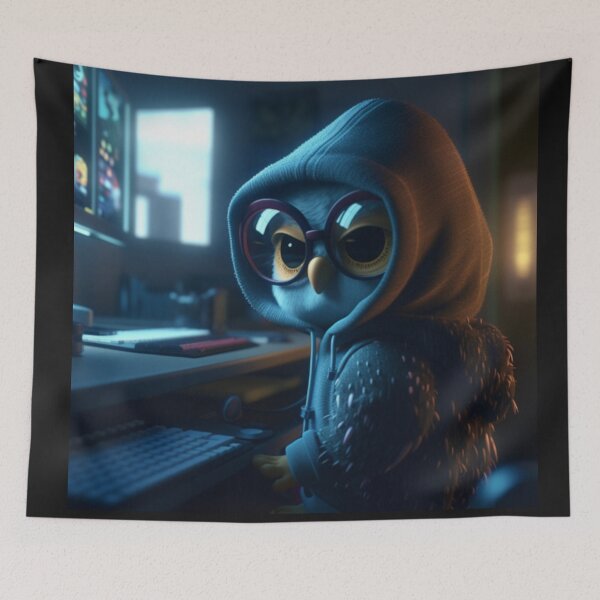 Item preview, Owl Programmer designed and sold by Highlandkings.