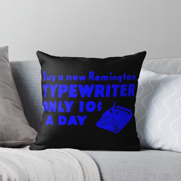 Item preview, 10 CENTS Remington Typewriter Vintage Royal Blue2 designed and sold by Marni Scofidio Desi9ns.