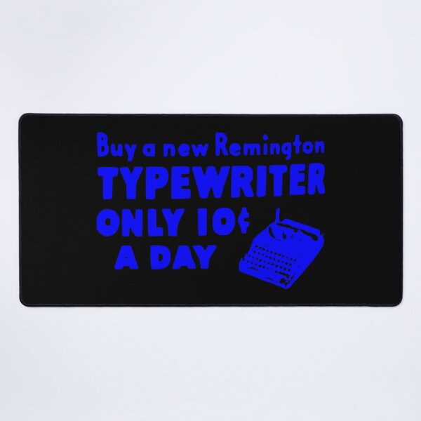 Item preview, 10 CENTS Remington Typewriter Vintage Royal Blue2 designed and sold by Marni Scofidio Desi9ns.
