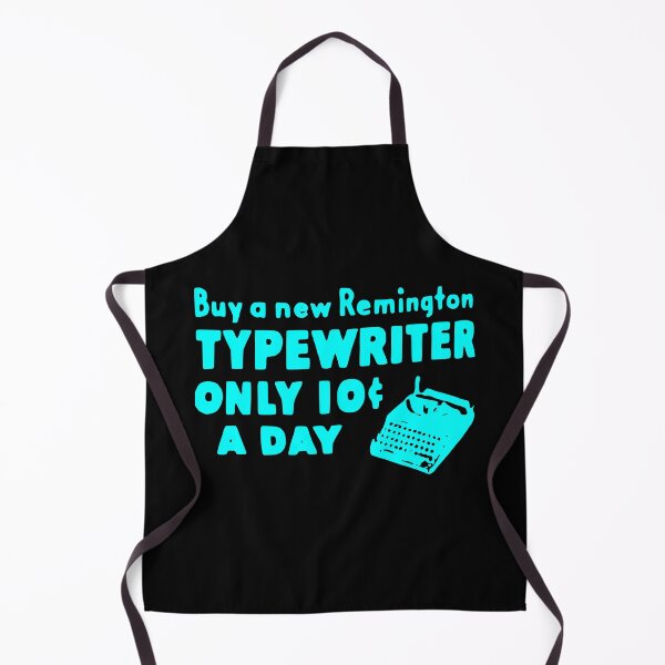 Item preview, 10 CENTS Remington Typewriter Vintage Turquoise designed and sold by Marni Scofidio Desi9ns.