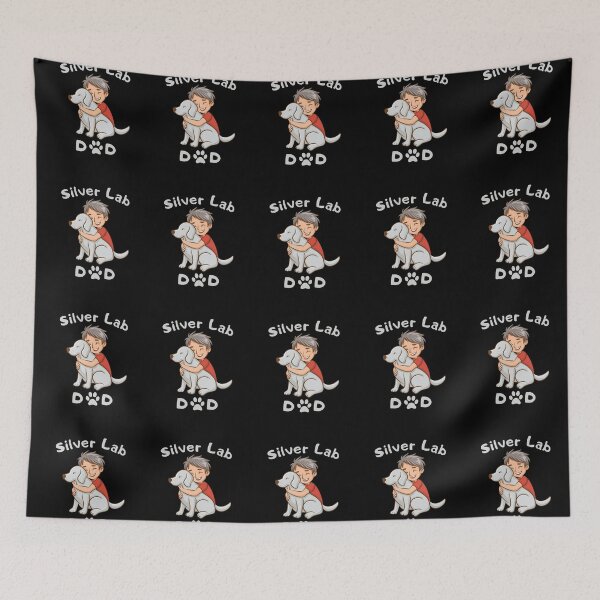 Item preview, Silver Labrador Dad designed and sold by Daria-Shop.