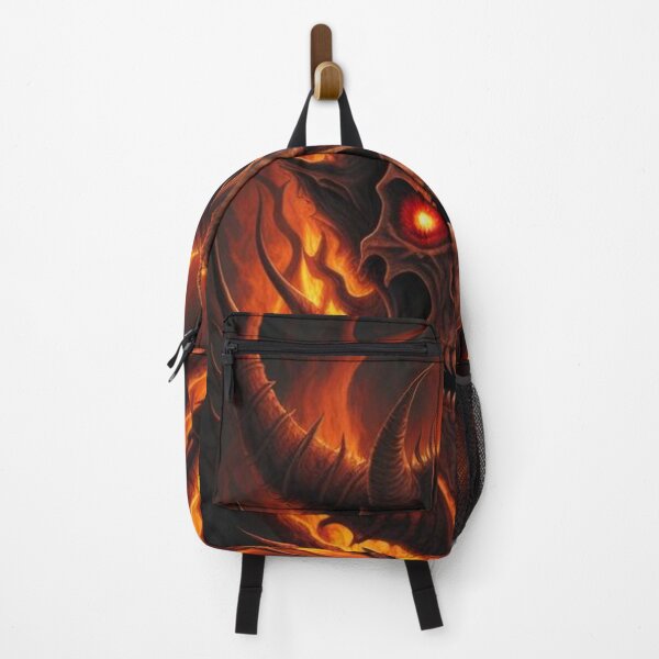 Item preview, Creepy Demon Skull With Flames designed and sold by TheDarkWardrobe.