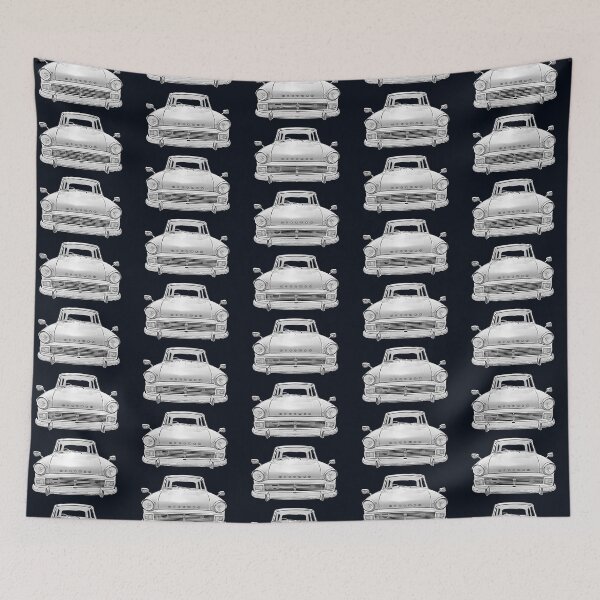 Item preview, Hillman Minx Series V 1960s classic car monochrome designed and sold by soitwouldseem.