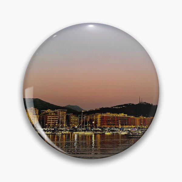 Item preview, A sunset in Salerno just before twilight  designed and sold by ColourfulPlaces.