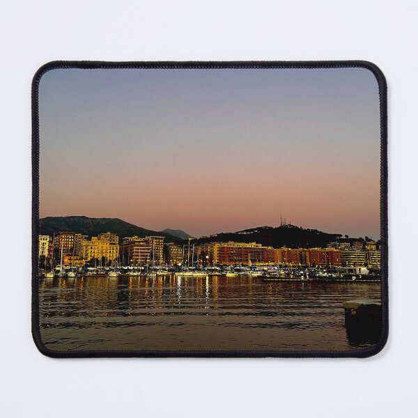 Item preview, A sunset in Salerno just before twilight  designed and sold by ColourfulPlaces.
