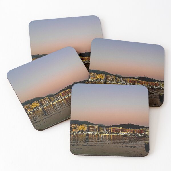 Item preview, A sunset in Salerno just before twilight  designed and sold by ColourfulPlaces.