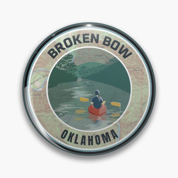 Item preview, Map Design of Girl in Kayak in Broken Bow Oklahoma designed and sold by Willz Designz.
