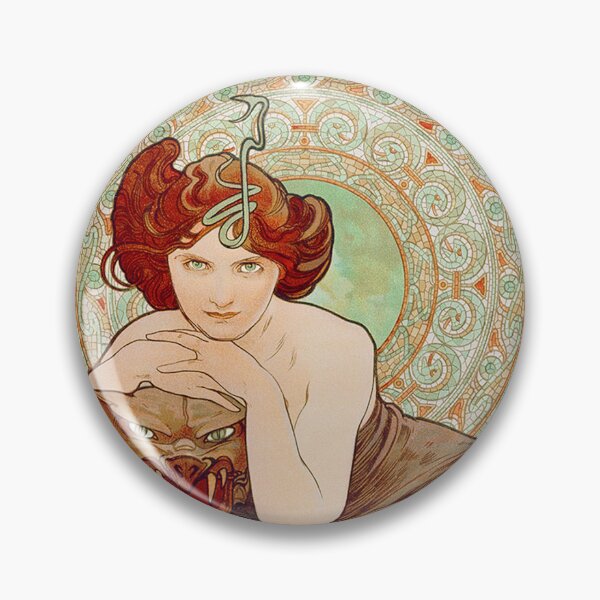 Item preview, The Precious Stones - Emerald, by Alphonse Mucha. HIGH DEFINITION designed and sold by MINDTHECHERRY.