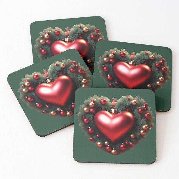 Item preview, corazon de navidad designed and sold by Digiheart.