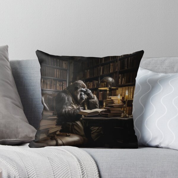 Item preview, Gorillas in the library designed and sold by ViktorLevi.