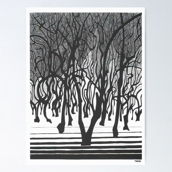 Item preview, M.C. Escher - Woods near Menton - 1962 designed and sold by 4syntart.