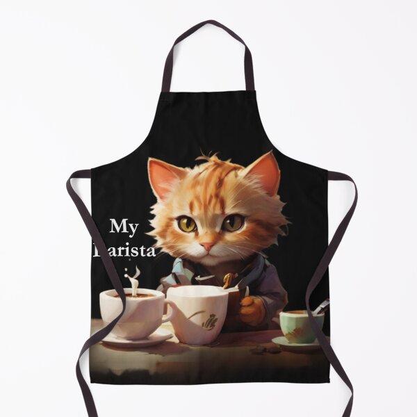 Item preview, My kitty barista designed and sold by SaNNty.