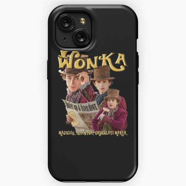 Head Case Designs Officially Licensed Willy Wonka and The Chocolate Factory  Candy Bar Graphics Soft Gel Case Compatible with Apple iPhone 13 Pro Max