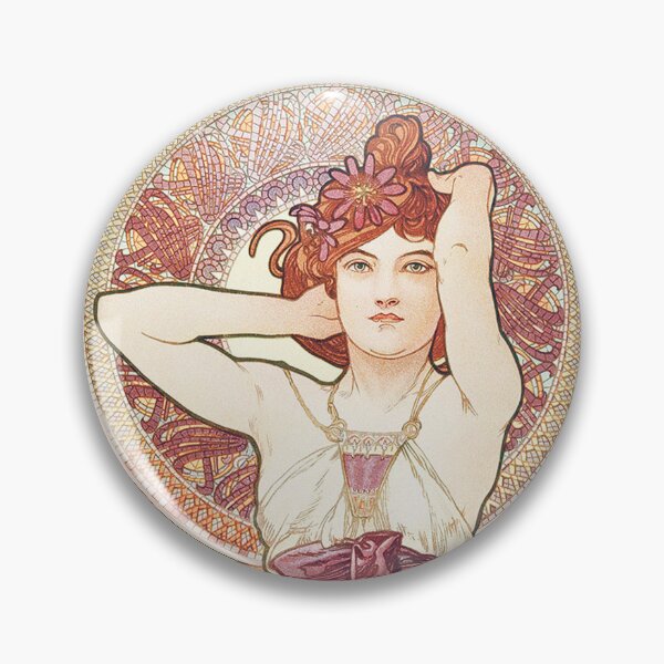 Item preview, The Precious Stones - Amethyst (Améthyste), by Alphonse Mucha. HIGH DEFINITION designed and sold by MINDTHECHERRY.