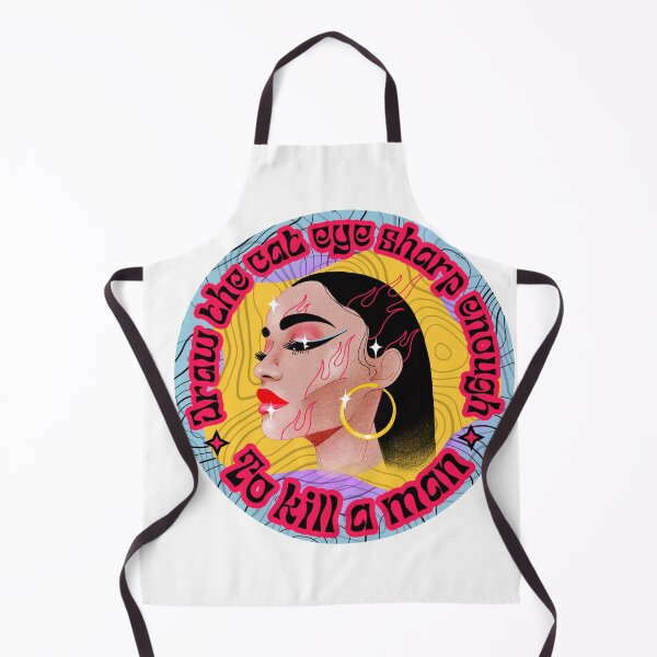 Item preview, Draw the cat eye sharp enough to kill a man (Taylor swift Vigilante) designed and sold by GoldustDesigns.