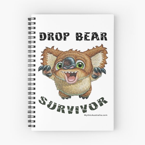 Item preview, Drop Bear Survivor designed and sold by Mythic Australia.