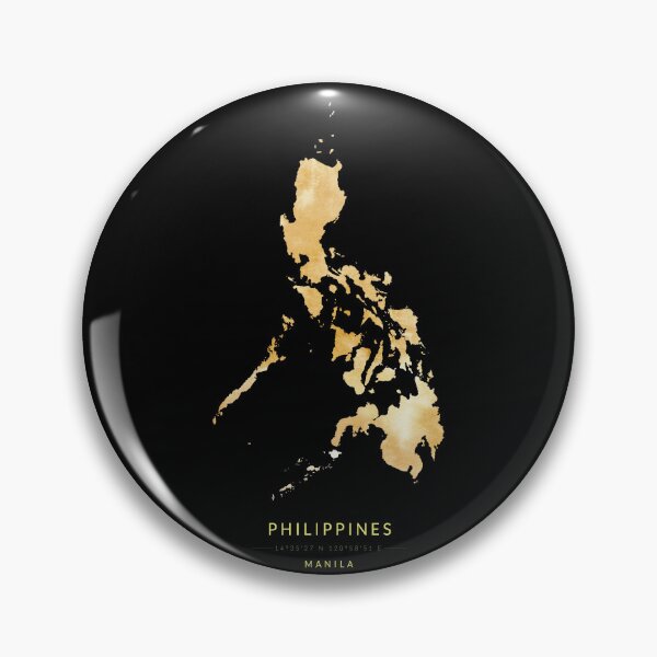 Item preview, Philippines map in gold color designed and sold by Jerhus.