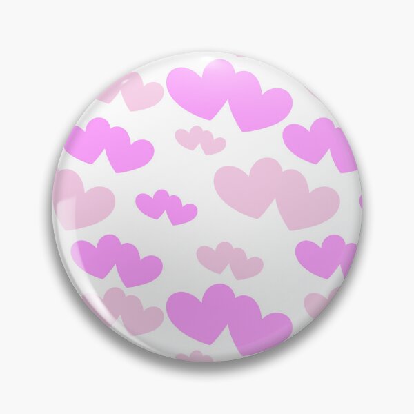 Item preview, Pink double heart pattern in two shades og pink designed and sold by coloryourwings.