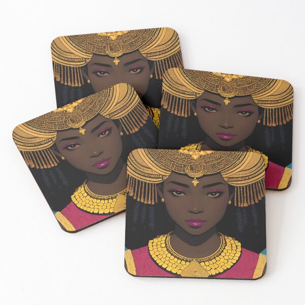 Item preview, Royal Portrait of an African Princess designed and sold by FriskyLemur.