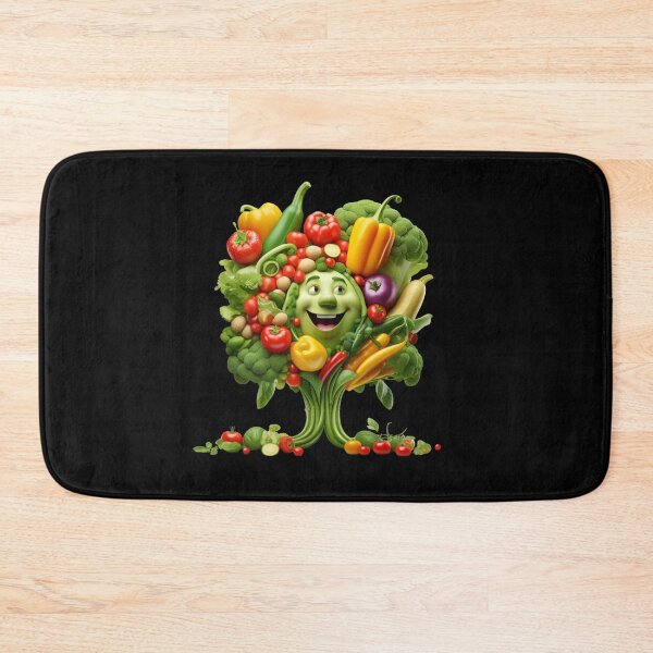 Item preview, whimsical tree made of vegetables designed and sold by ReyhansArtWorld.