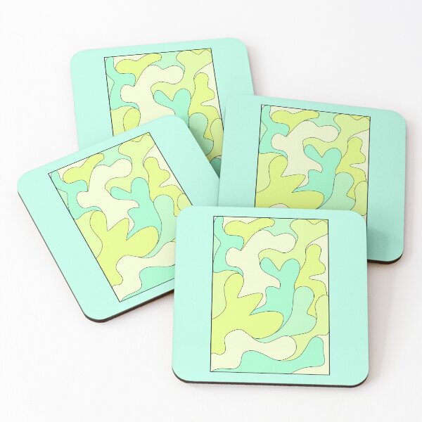 Item preview, pattern turquoise green tones designed and sold by azet-art.