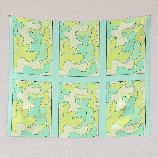 Item preview, pattern turquoise green tones designed and sold by azet-art.