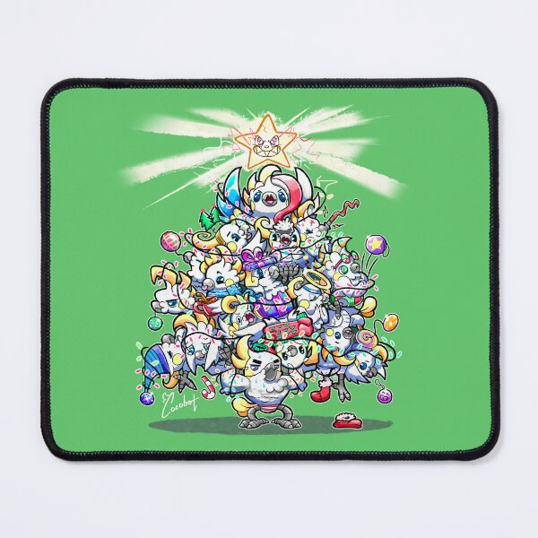 Item preview, Christmas parrot tree - Happy Christmas with decorated tree designed and sold by Cocobot.