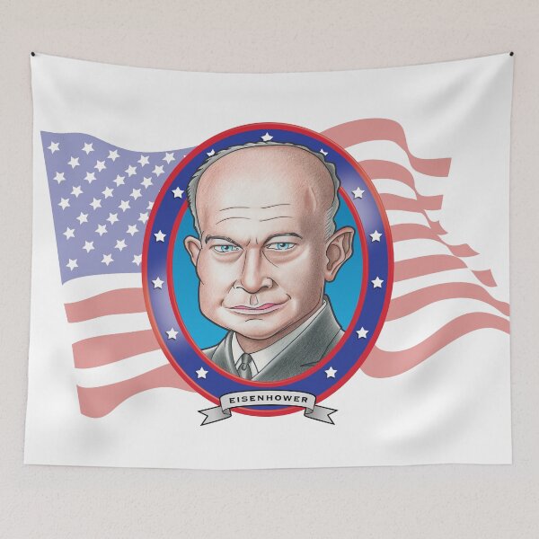 Item preview, Dwight D. Eisenhower Caricature designed and sold by FunFaces.