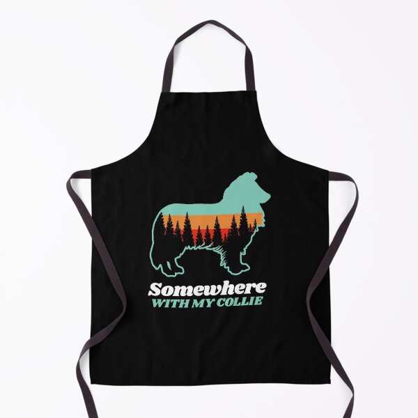 Item preview, Somewhere With My Collie Vintage Hiking Camping Gift designed and sold by Guarddogdrive.