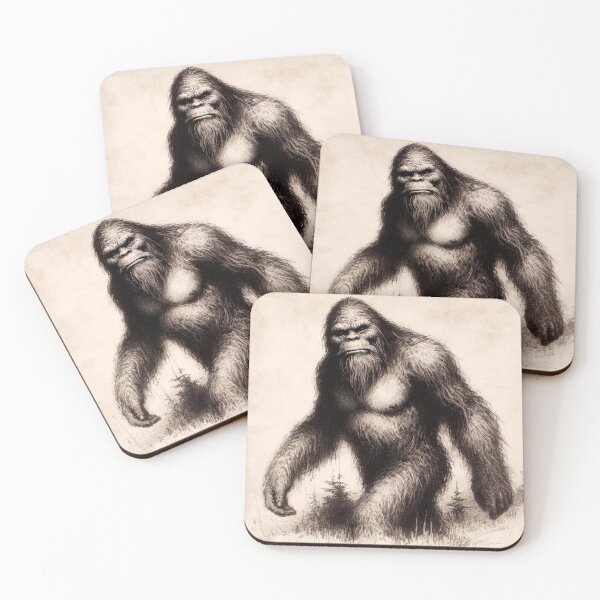 Item preview, Sasquatch Zoological Sketch designed and sold by digital-savant.